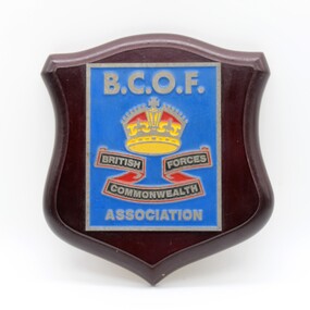 Plaque - British Commonwealth Forces, C 1955