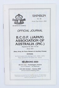 Booklet - BCOF, Japan Association of Australia. 2000