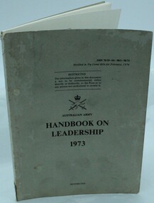 Booklet - Handbook On Leadership 1973, 1973