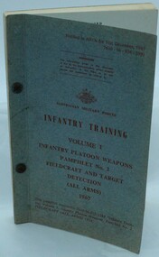 Booklet - Infantry Training