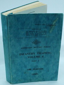 Book, Infantry Training, the platoon