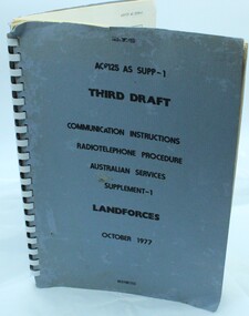 Book - Communication Instructions Radiotelephone Procedure