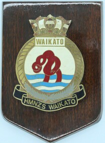 Ward Room Plaque Waikato, C 1950