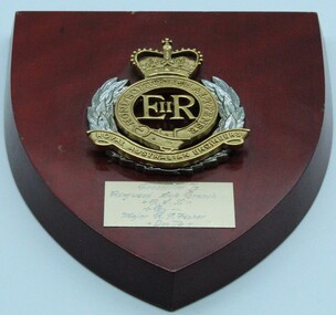 Shield - Royal Australian Engineers, LEGA Pty Ltd, C1970