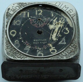 Memorabilia - Clock, Engraved with locations served in, C1930