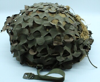 Headgear - Steel Helmet with Camo cover