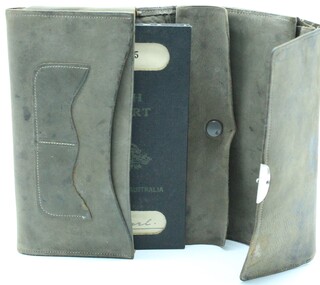 Equipment - Equipment - Passport  and Br Holder, L. F. Johnston, Passport  and Br Holder, 10th April 1941