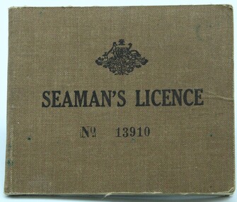 Work on paper - Document - Seaman's Licence, Licence