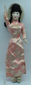 Souvenir   Vietnam doll, Chanh and Hung, Circa 1965