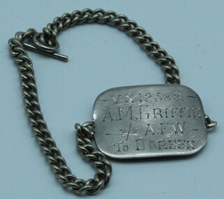 Souvenir - Trench Art Dog Tag, C WW2