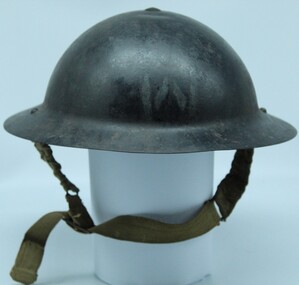 Headgear - WW2 Air Raid Warden's Helmet, C WW2
