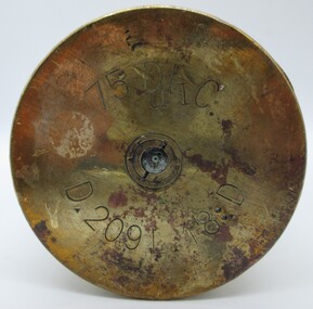 Memorabilia - Trench Art - Ammunition, shell casing, A.I.F Syria, 1941, 1941