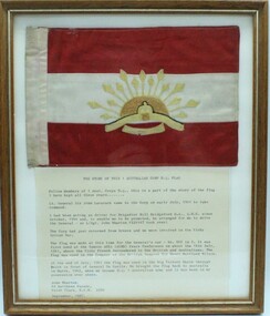 Souvenir - WW2 pennant, Made locally in country (Middle East), 1941