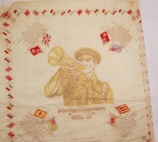 Souvenir - WWI promotional item, The bugler, circa WWI