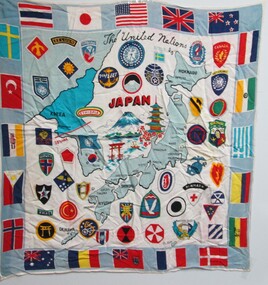 Souvenir - United Nations souvenir scarf Korean War