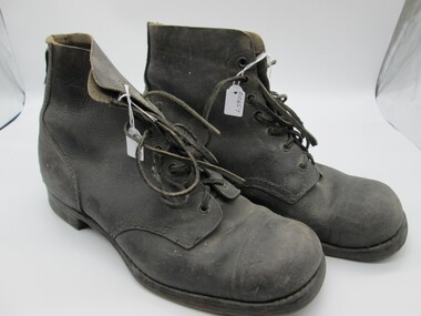 Uniform - Uniform Boots with hole in the sole, Circa 1940s