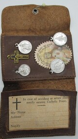Souvenir - Religous carry all purse, Circa WW1