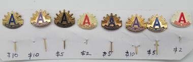 Badges ANZAC Appeal, Assorted