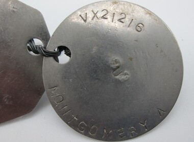 Uniform - Uniform  Dog Tags, Circa WW11