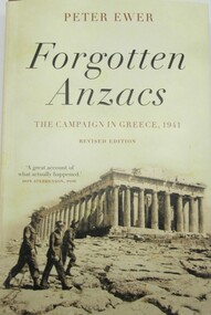 Book, Forgotten Anzacs - The Campaign in Greece 1941, 2008