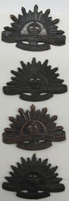 Uniform - Badges  Australian, Rising Sun collar badges