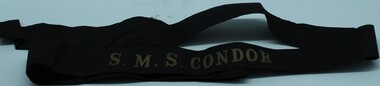Uniform Tally band, SMS Condor, c ww1