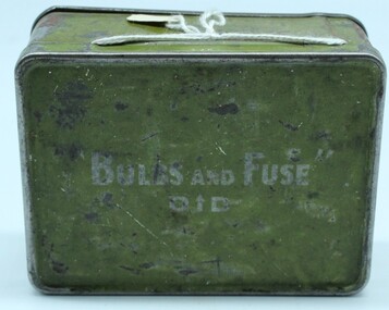 Equipment Fuse Tin, C WW2