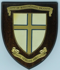 Souvenir Plaque  8th Army, March 1983