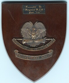 Souvenir  Plaque  Papua New Guinea, 1975