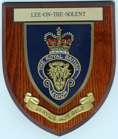 Souvenir Plaque  British Legion