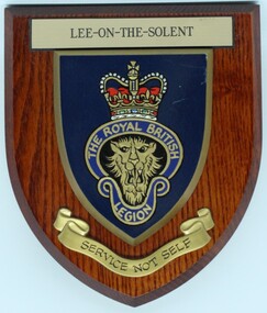 Souvenir Plaque  British Legion