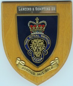 Souviner Plaque British Legion