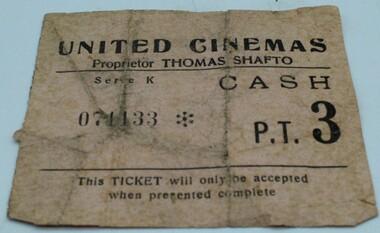 memorabilia, Cinema ticket