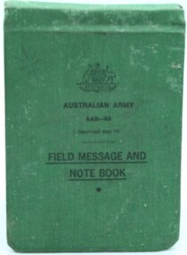 Book, Field message and notebook