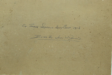 Photograph, on parade Seymour army camp 1916