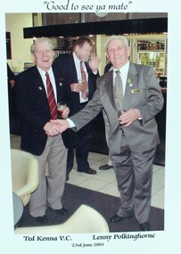 Photograph, Ted Kenna VC, 23/6/2001