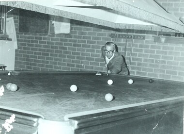 Photograph, RSL pool room