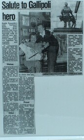 Document, Salute to Gallopoli hero, May 3rd 1990