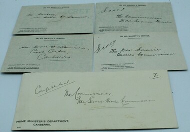 Document, Prime Ministers department Canberra