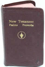 Book, New Testerment, Psalms & Proverbs, 1959 edition