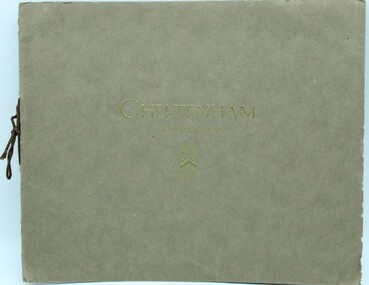 Booklet, Cheltenham. The Gardia Spa