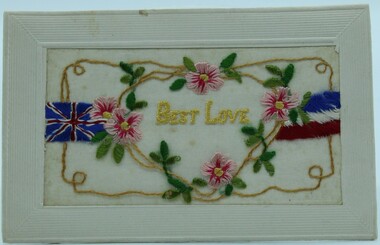 Documents, WW1 silk postcards, cWW1