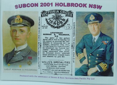 Document, Reprint of cigarette card, 2001