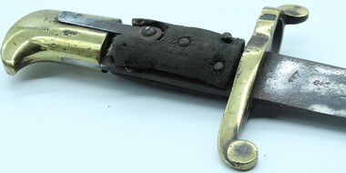 Weapon - Edged weapon, Lancaster sword bayonet, c 1858