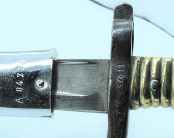 Edged weapon, Chassepot French bayonet, 1868
