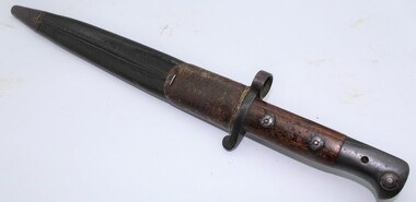 Weapon - Edged Weapon Bayonet, Bayonet with scabbard, C1903