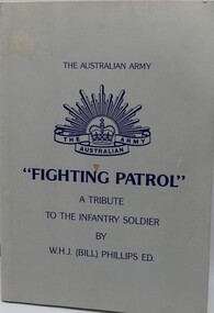 Book, Fighting Patrol A Tribute to the Infantry Soldier, 1994