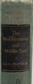 Book - WW2, The Mediteranean and Middle East, 1954
