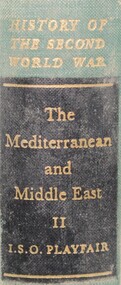 Book - WW2, Mediteranean and Middle East volume 2, 1954