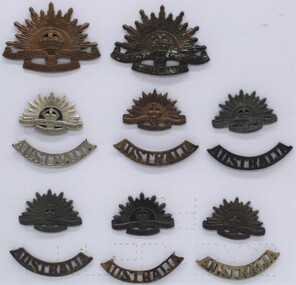 Badges - Australian, WW1 and WW2